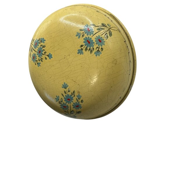 Vintage,  hand-carved Italian alabaster jewelry or trinket bowl dish flowers - Picture 5 of 9